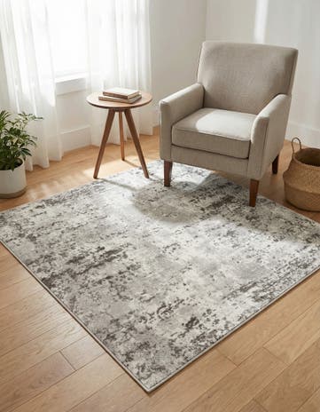 4' x 4' Aurora Square Rug