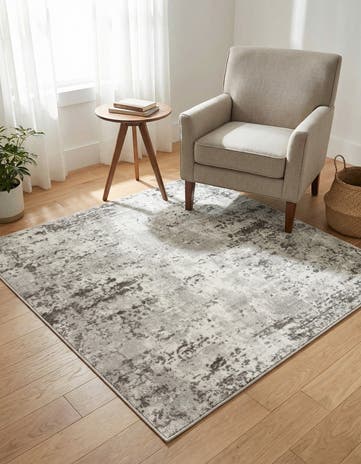 4' x 4' Aurora Square Rug