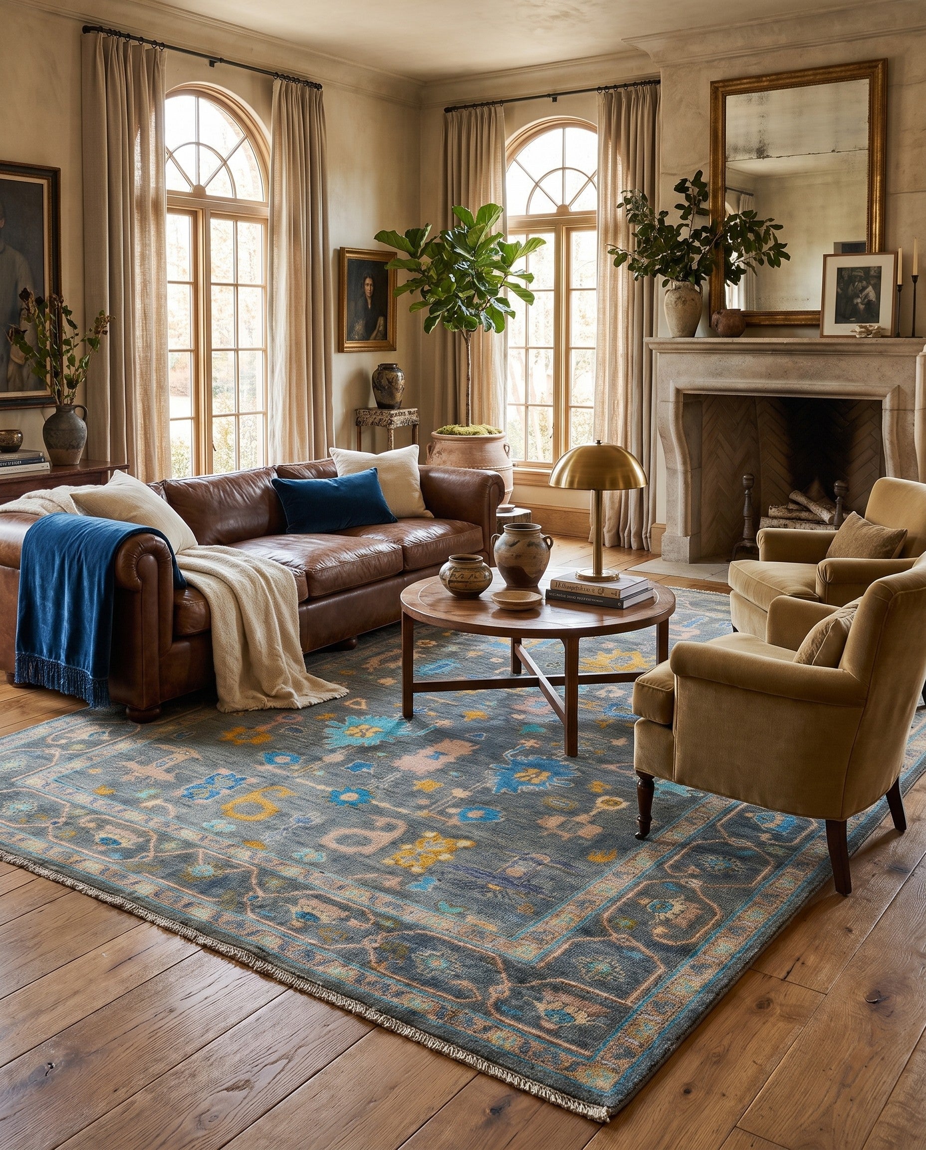 6' 8 x 9' 11 Hand Knotted Kazak Rug