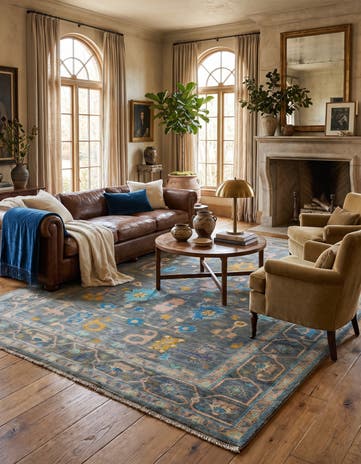 6' 8 x 9' 11 Hand Knotted Kazak Rug