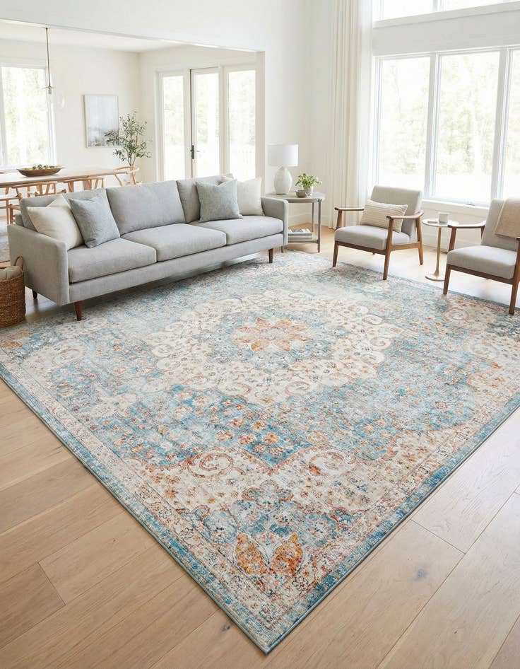 Detail image of 10' 2 x 10' 2 Newport Square Rug