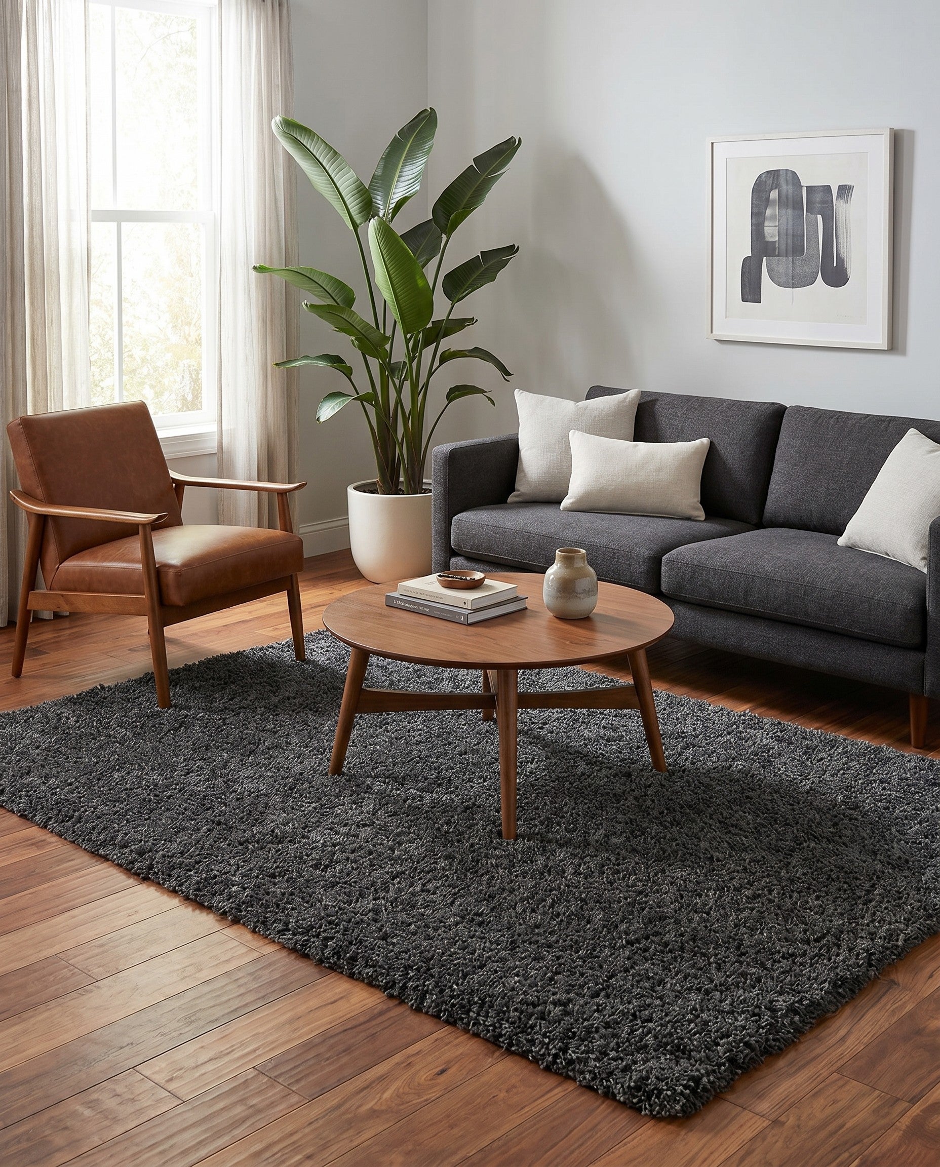 Peppercorn Zermatt Shag Rug