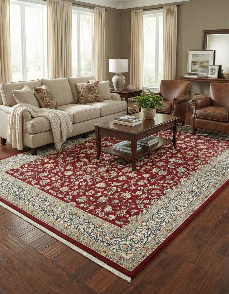 Detail image of 7' 10 x 10' Nain Design Rug