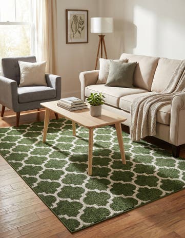 5' 3 x 8' Lattice Rug