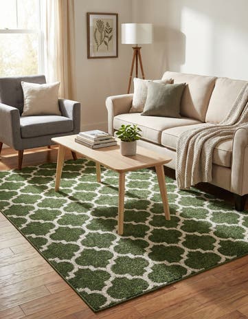5' 3 x 8' Lattice Rug