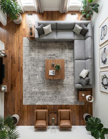 Gray Finsbury Square Rug