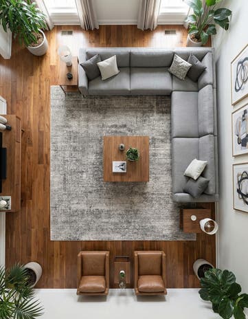 Gray Finsbury Square Rug