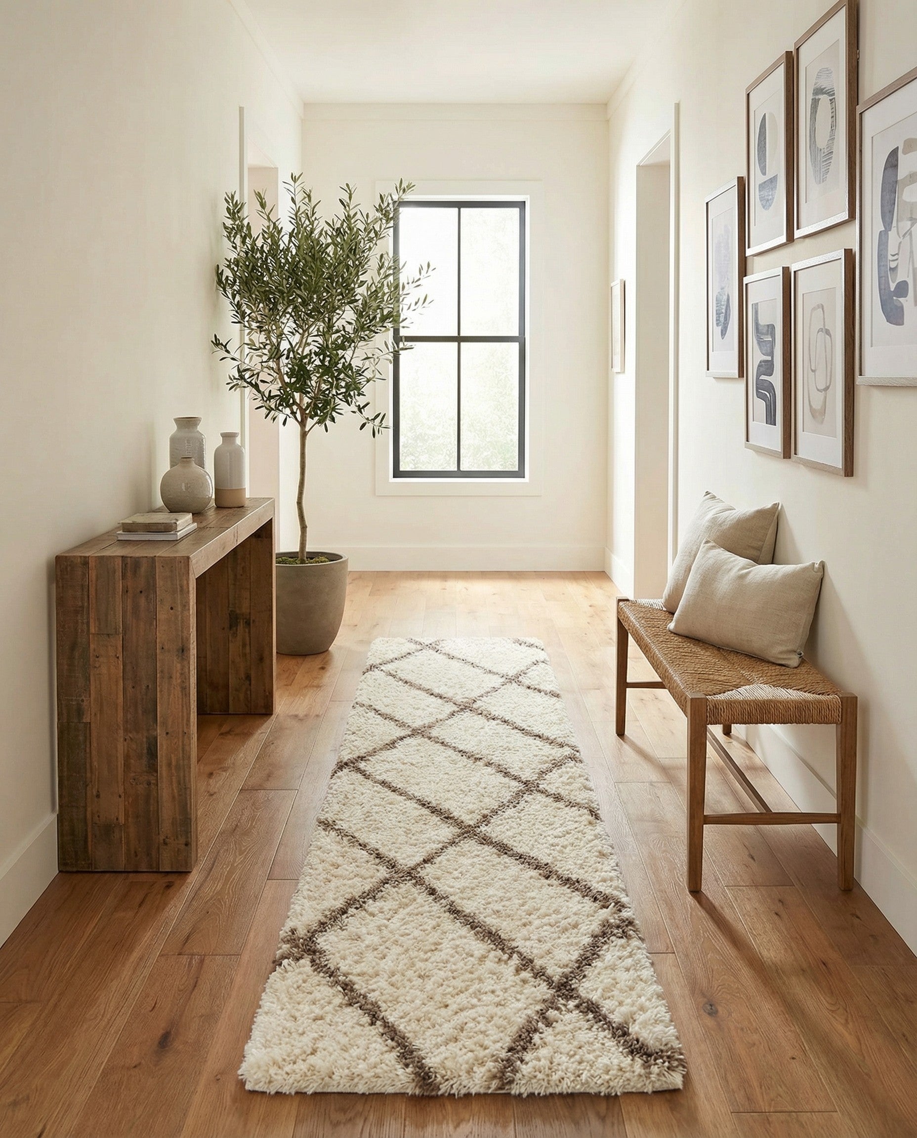  2' 7 x 12' Infinity Shag Runner Rug