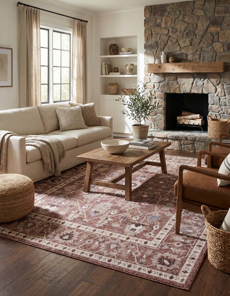 Detail image of 7' 10 x 10' Eco Traditional Rug