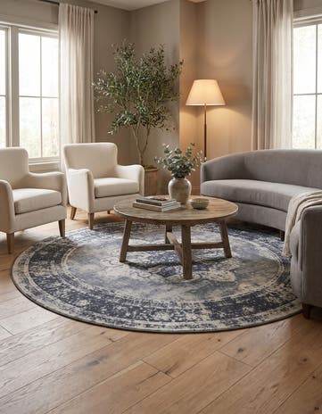 8' x 8' Monte Carlo Round Rug
