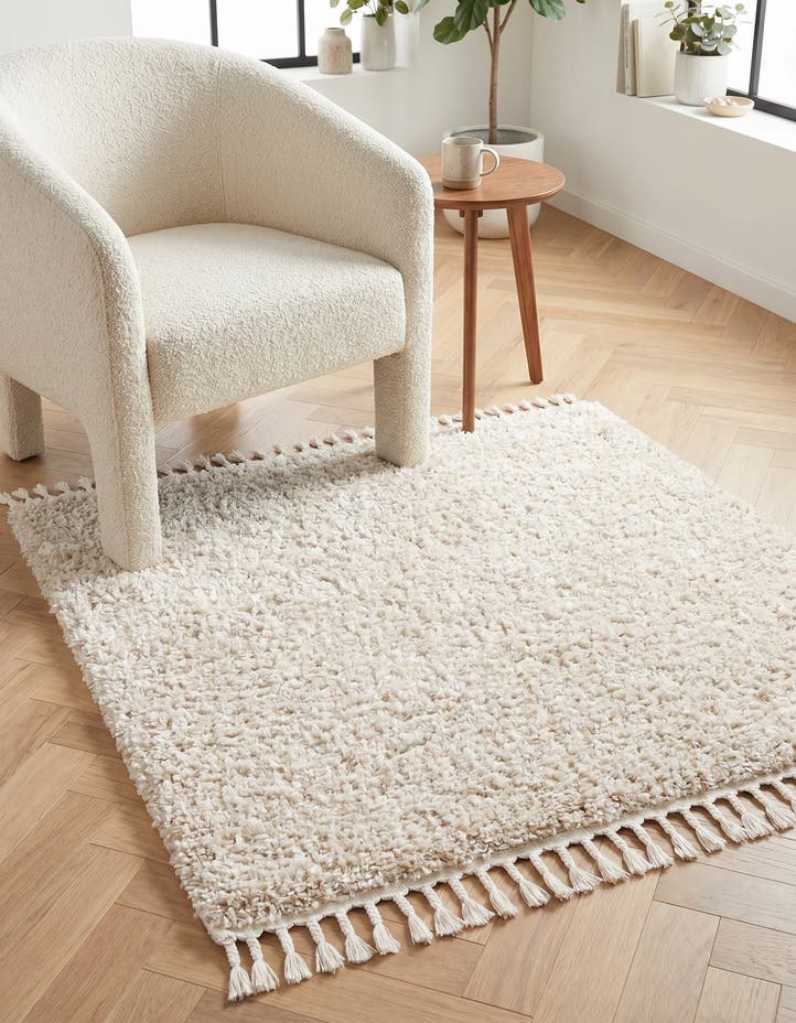 3' 3 x 3' 3 Athena Shag Square Rug