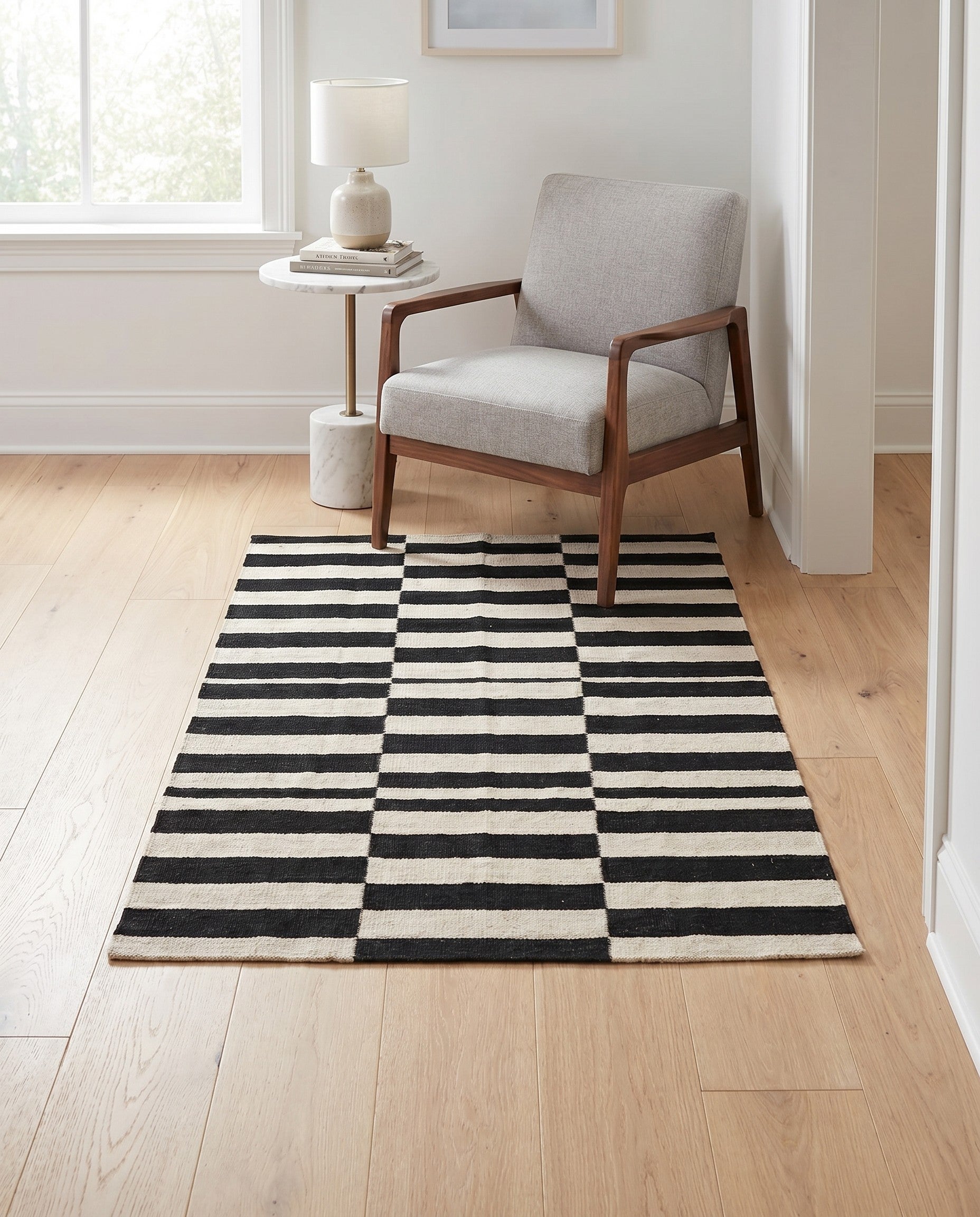 3' 3 x 5' Hand Woven Kilim Modern Wool Rug