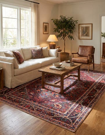 7' 6 x 10' 6 Washable Timeless Rug
