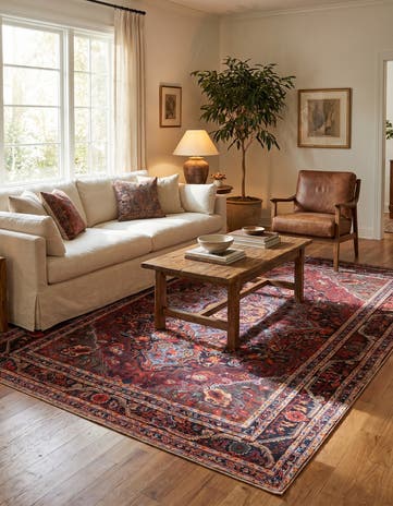 7' 6 x 10' 6 Washable Timeless Rug