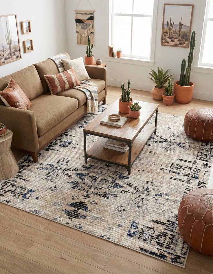 Detail image of 8' x 8' Tucson Square Rug