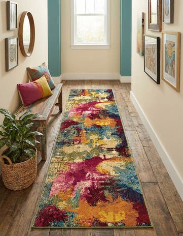 2' 2 x 6' 9 Washable Hyacinth Runner Rug