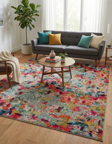 8' x 10' Washable Theia Rug
