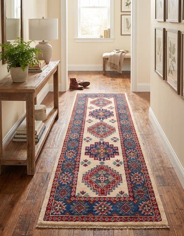 2' x 6' Hand Knotted Kazak Runner Rug