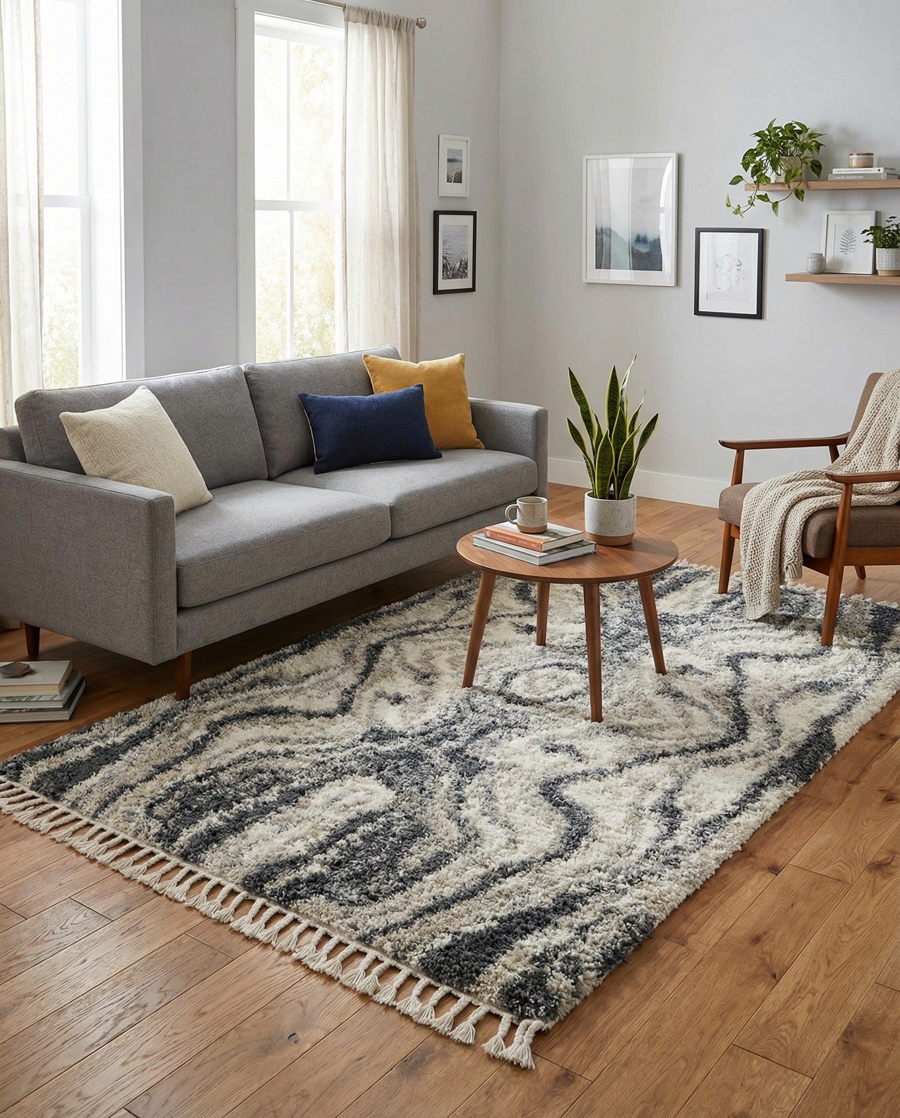 5' x 8' Lagom Shag Rug