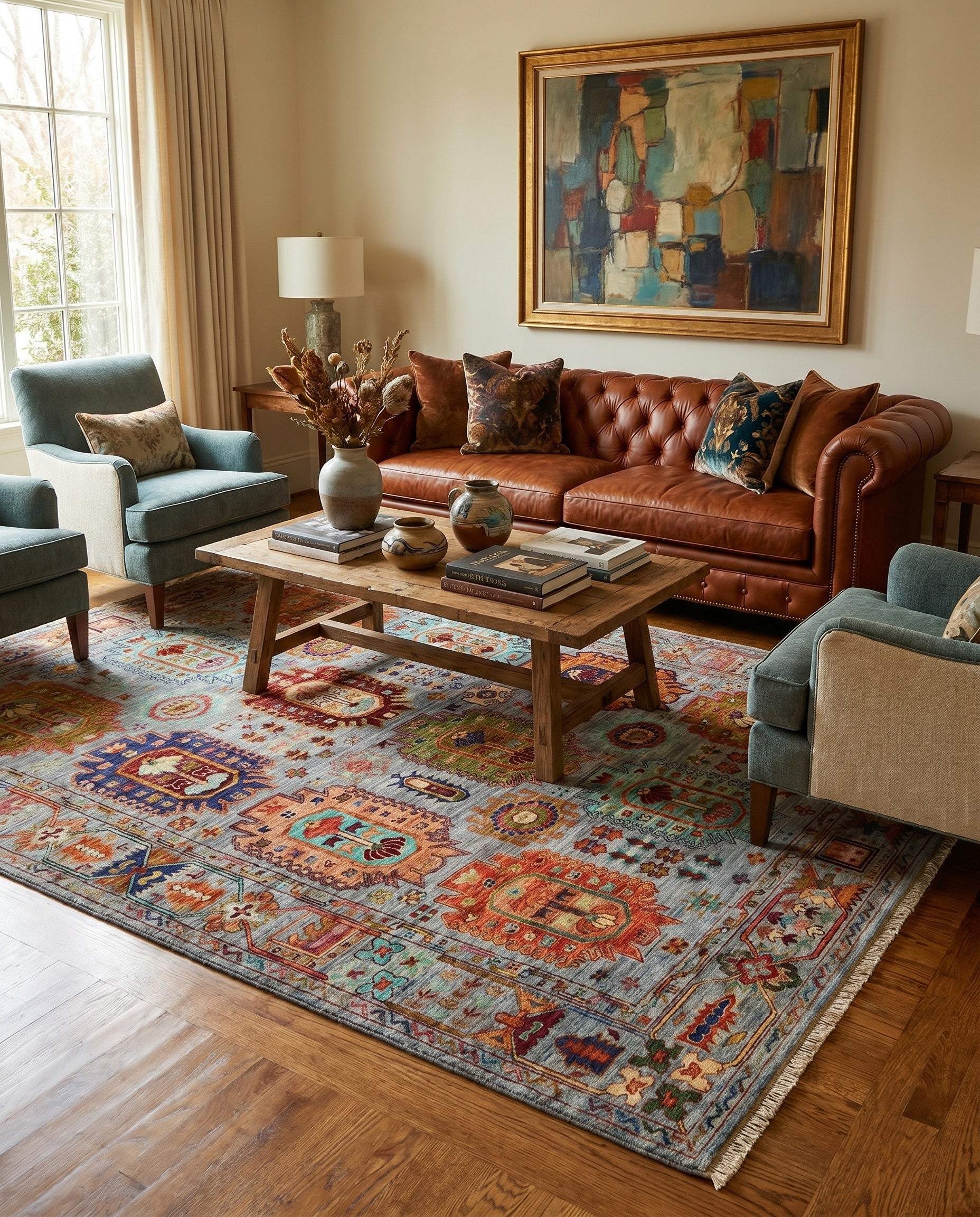 5' x 6' 10 Hand Knotted Ariana Ziegler Rug