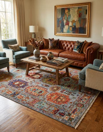 5' x 6' 10 Hand Knotted Ariana Ziegler Rug