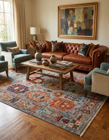 5' x 6' 10 Hand Knotted Ariana Ziegler Rug
