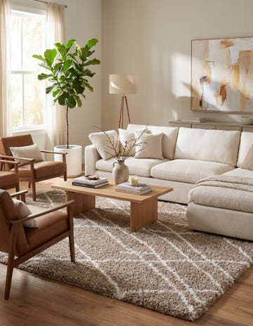 9' x 12' Soft Touch Shag Rug