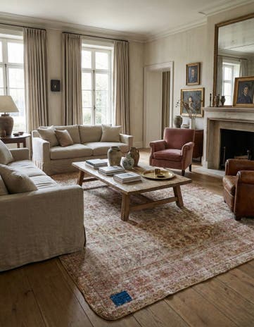 9' 8 x 13' 3 Hand Knotted Ultra Vintage Persian Wool Rug