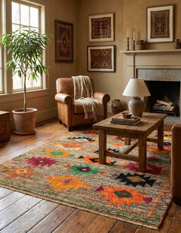 4' 2 x 5' 10 Hand Knotted Balouch Wool Rug