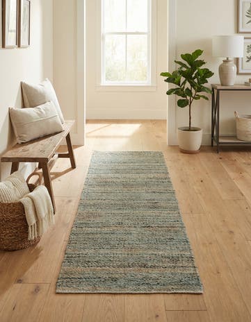 2' x 6' 1 Palm Beach Jute Runner Rug
