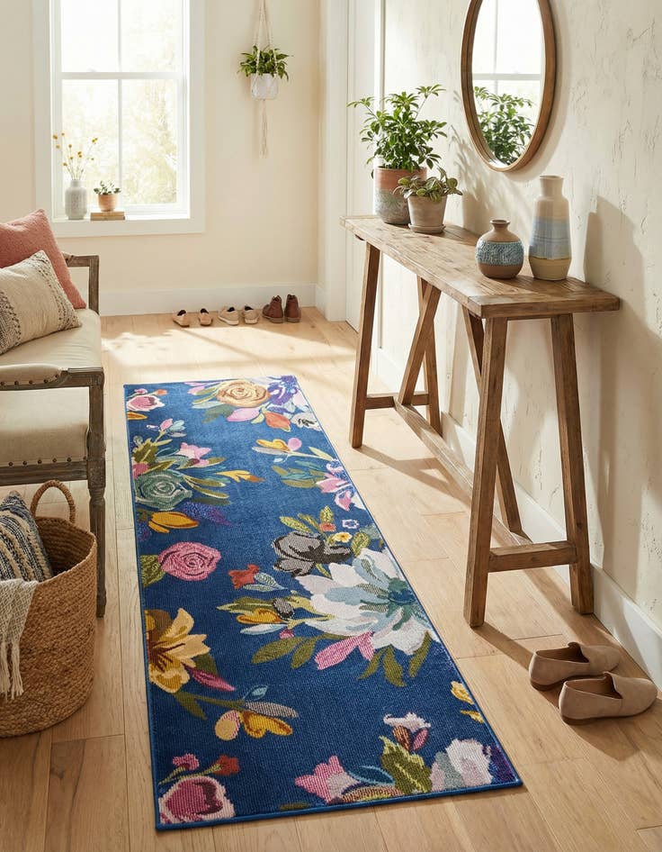 Detail image of 2' x 6' Blossom Runner Rug