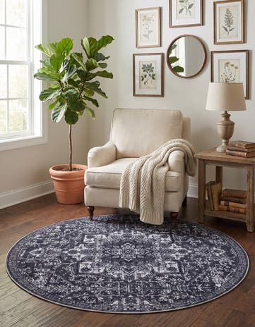 155cm x 155cm Renaissance Round Rug