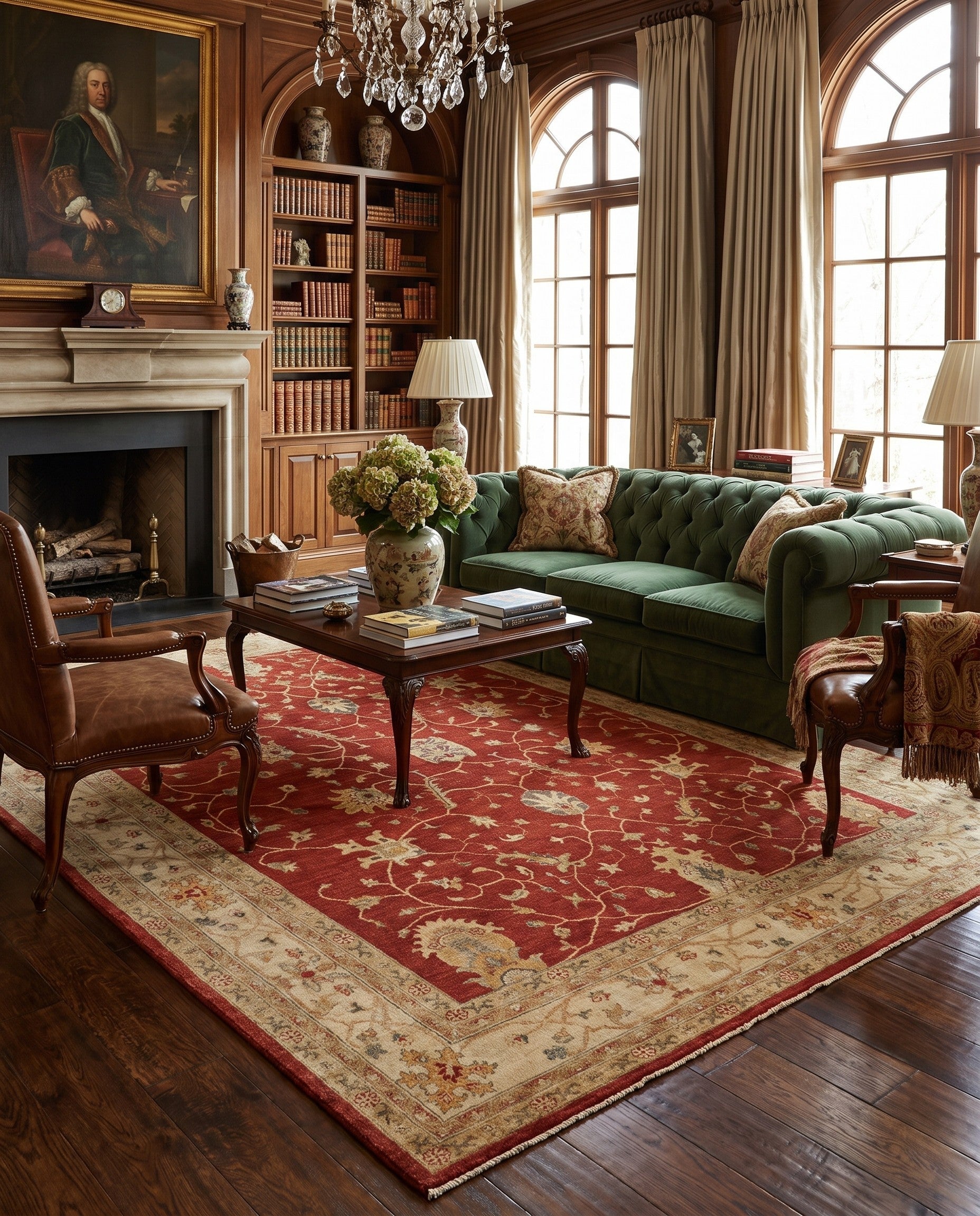 8' 5 x 11' 5 Hand Knotted Ziegler Rug