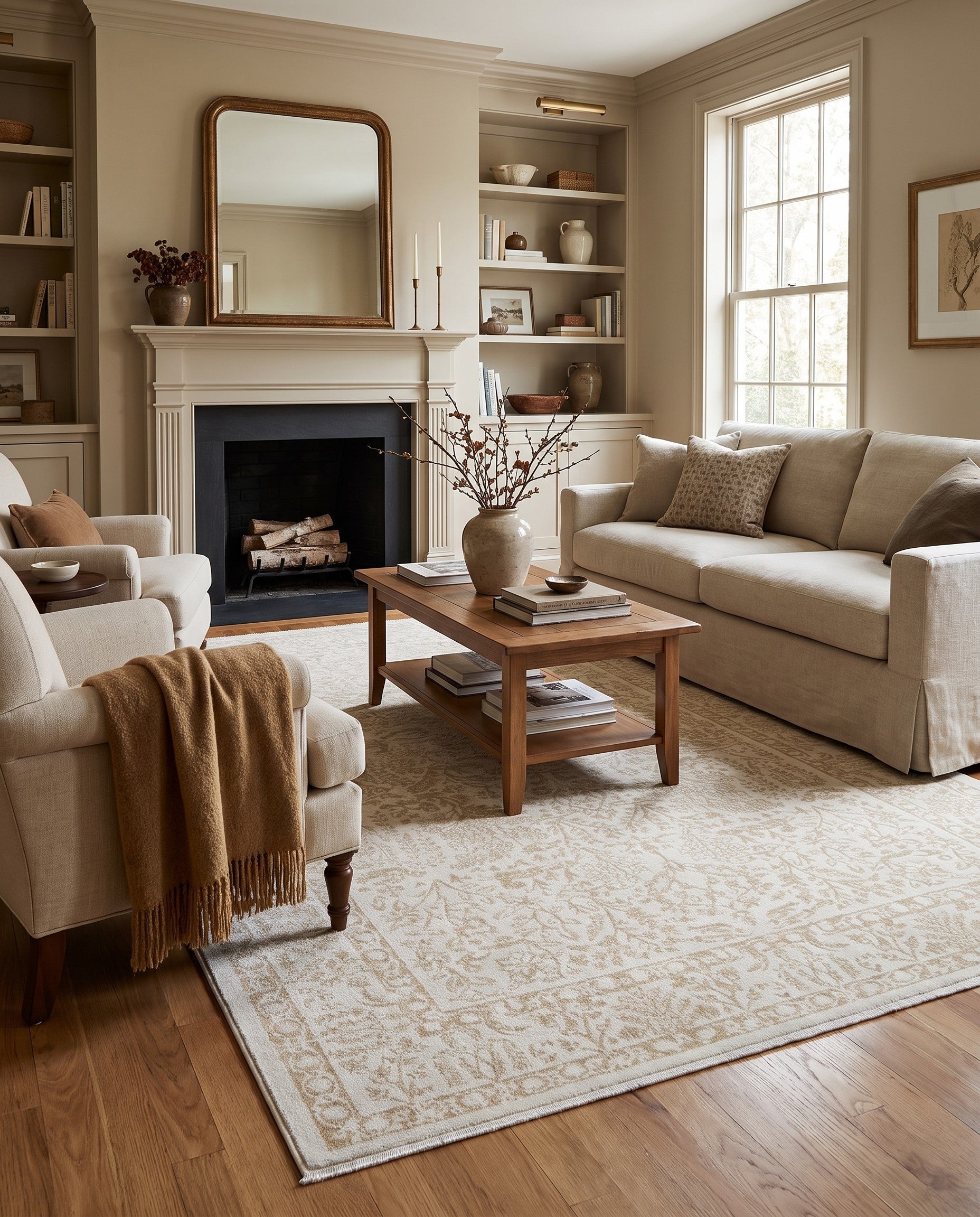 5' 3 x 8' Nain Design Rug