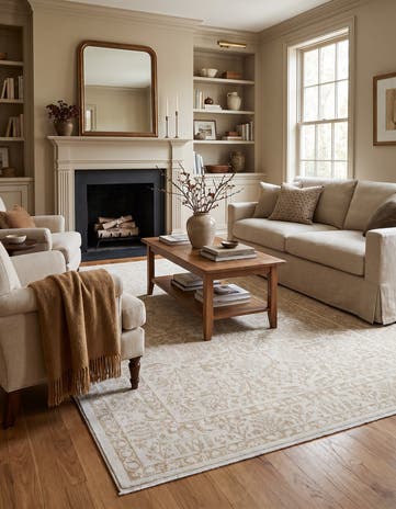 5' 3 x 8' Nain Design Rug