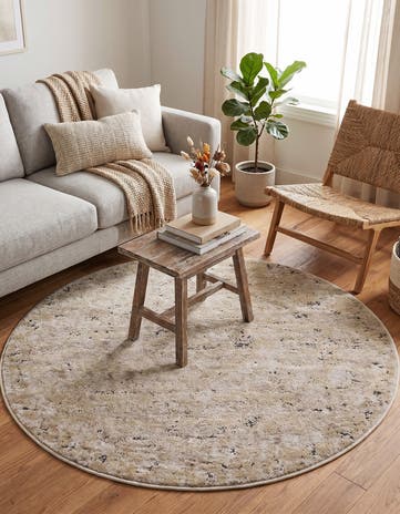 4' 1 x 4' 1 Oregon Round Rug