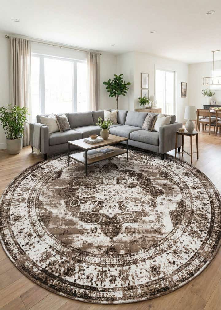 13' x 13' Monte Carlo Round Rug