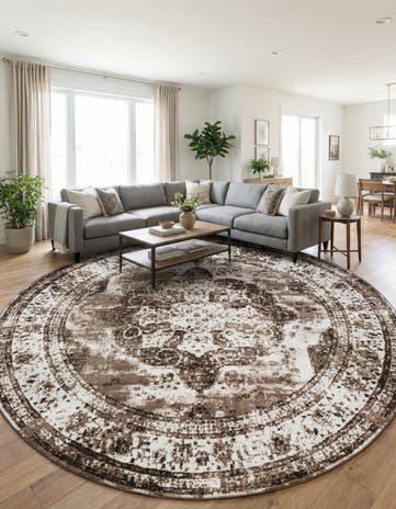 13' x 13' Monte Carlo Round Rug