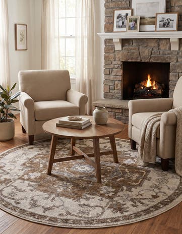 5' x 5' Grand Tradition Round Rug