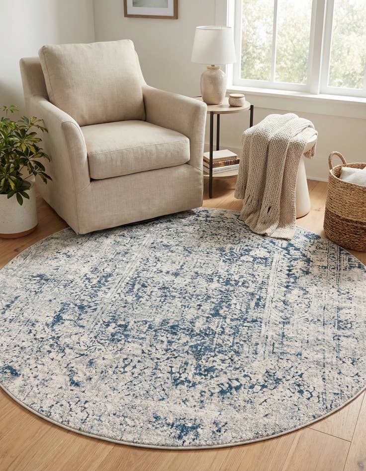 Detail image of 5' 3 x 5' 3 Eliza Round Rug