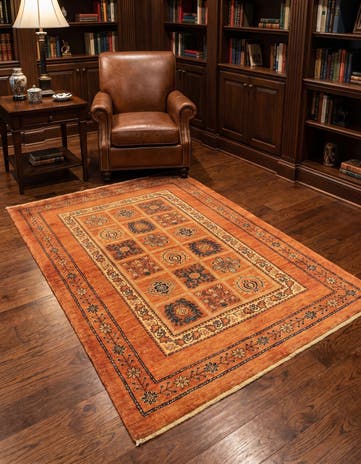 3' 7 x 5' 3 Kashkuli Wool Rug