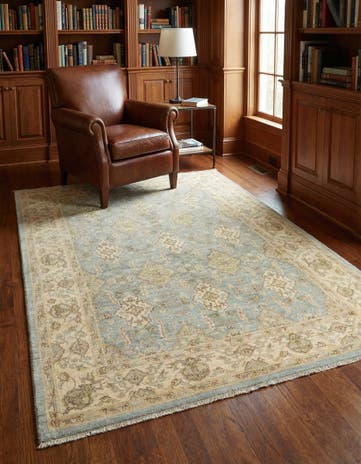 5' x 6' 6 Peshawar Ziegler Rug