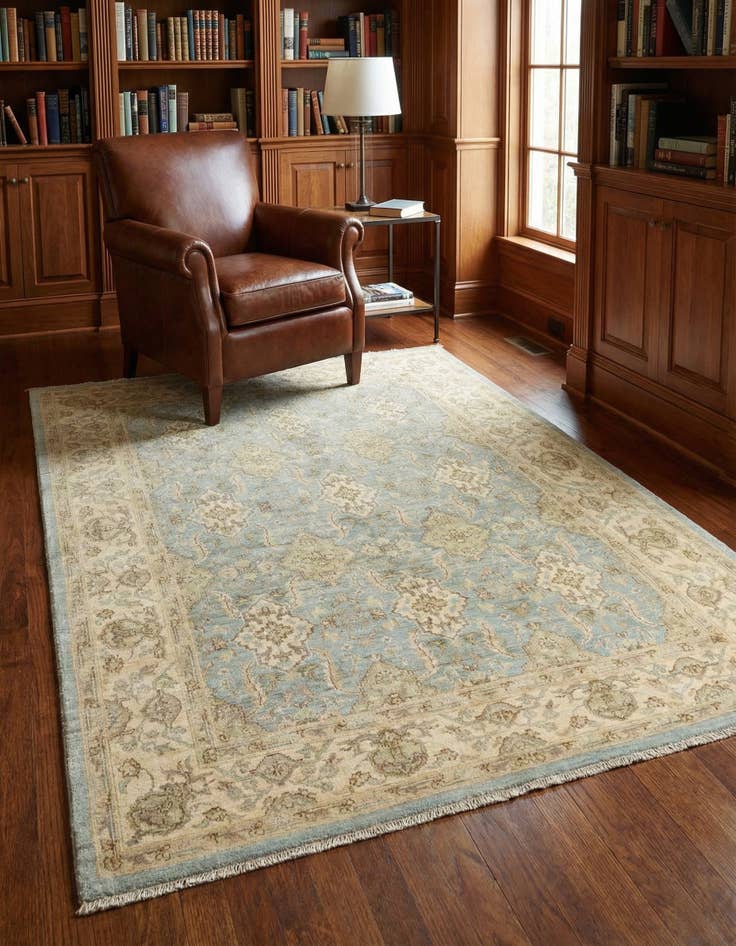 Detail image of 5' x 6' 6 Peshawar Ziegler Rug