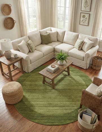 7' 10 x 7' 10 Angelica Round Rug
