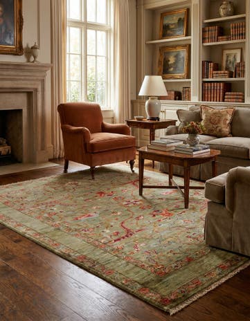 5' 1 x 6' 8 Hand Knotted Ariana Ziegler Rug