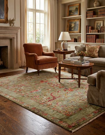 5' 1 x 6' 8 Hand Knotted Ariana Ziegler Rug