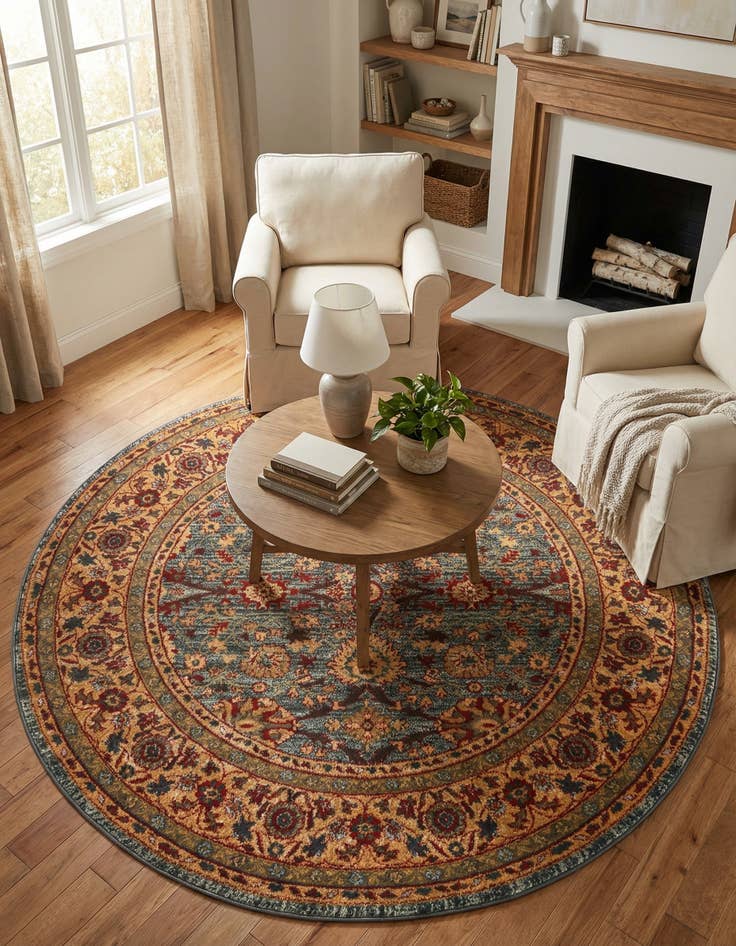 Detail image of 6' x 6' Chelsea Round Rug