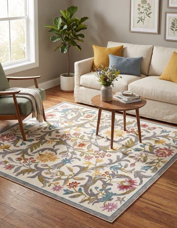 155cm x 155cm Blossom Square Rug