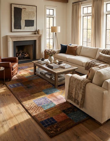 5' 8 x 7' 10 Hand Knotted Ziegler Modern Rug