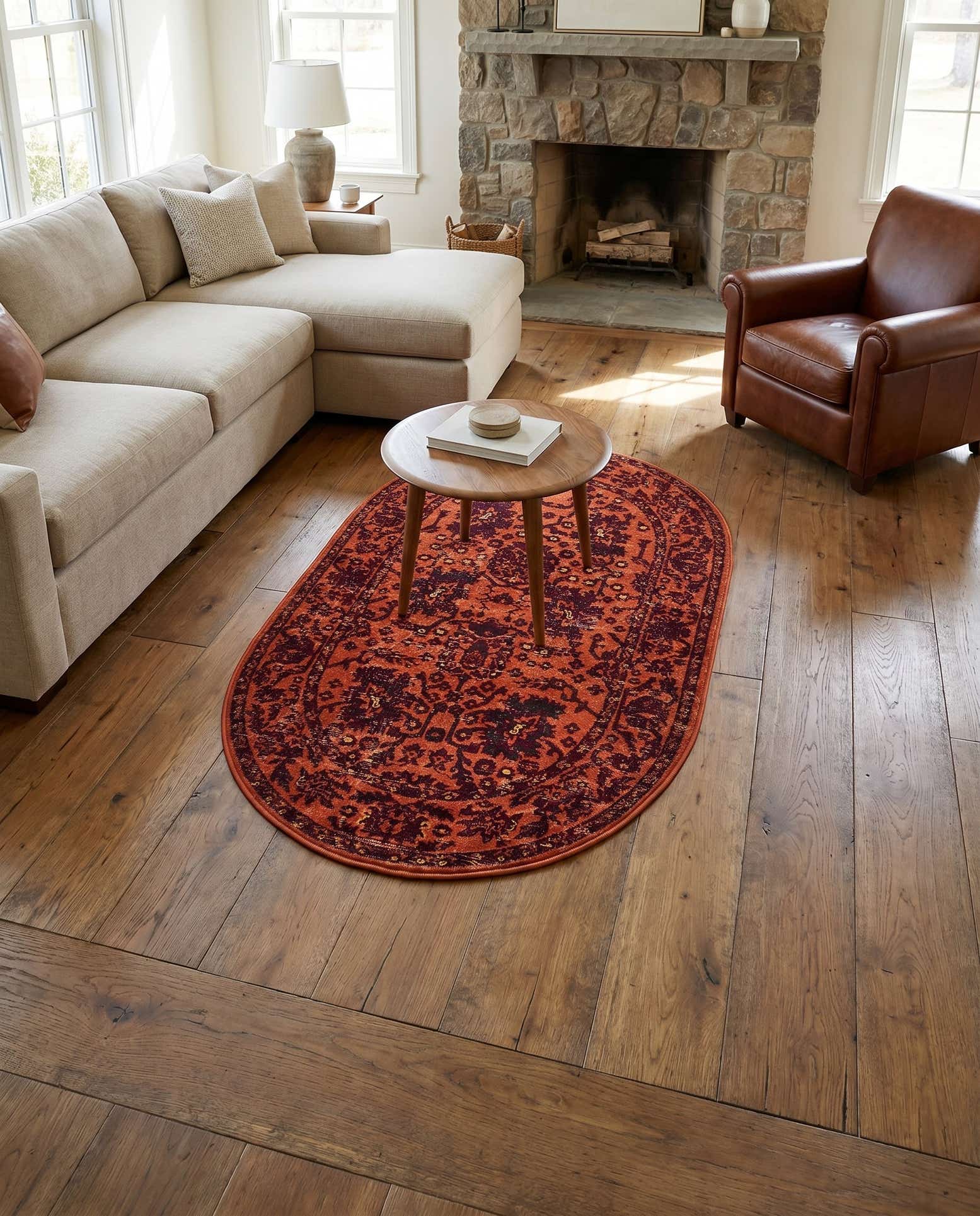 3' 3 x 5' 3 Lucerne Oval Rug